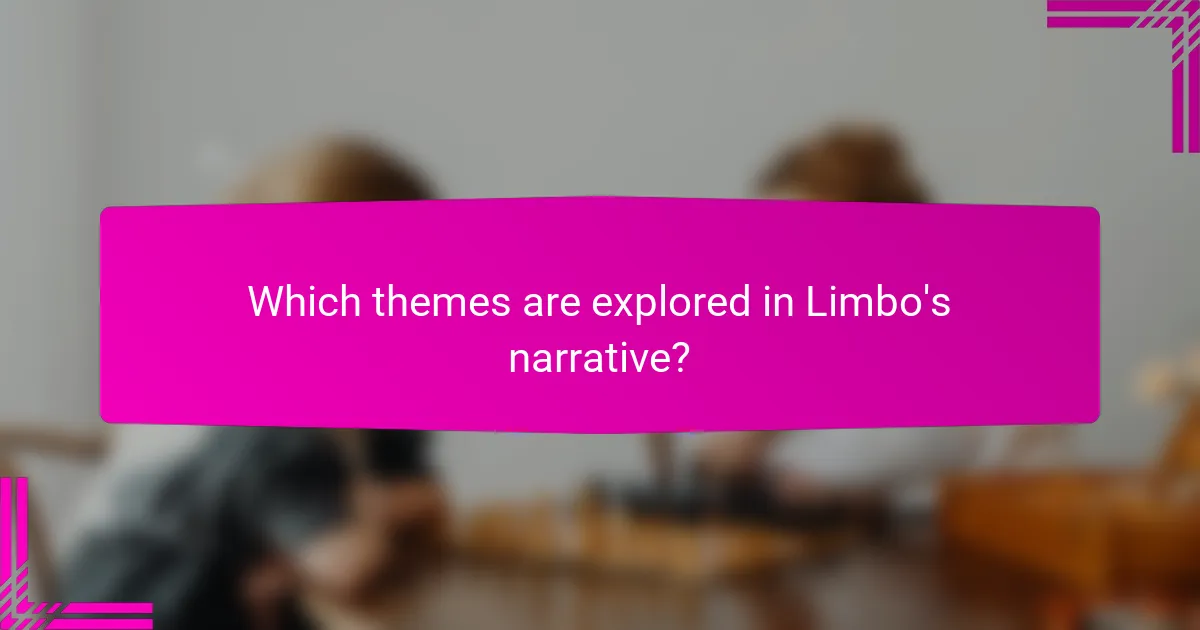 Which themes are explored in Limbo's narrative?